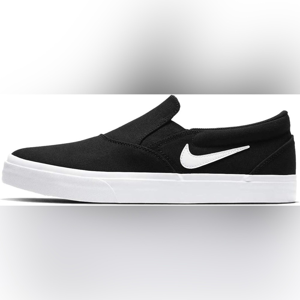 Nike Charge Slip SB 'Black White' Men’s Size 7.5